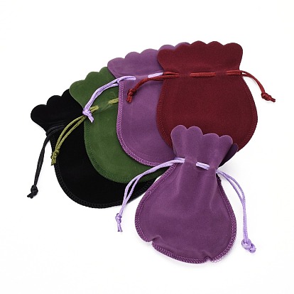 Velvet Bags Drawstring Jewelry Pouches, for Party Wedding Birthday Candy Pouches