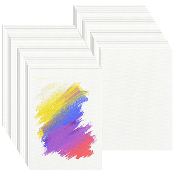 50 шт. пустые поздравительные открытки из древесной целлюлозы и хлопка