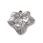 304 Stainless Steel Pendants, Leaf