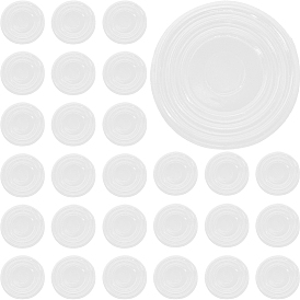 Противоскользящие накладки из пвх для стеклянной столешницы, стеклянный бампер столешницы, плоско-круглые