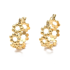 304 женские серьги-кольца из бисера из нержавеющей стали