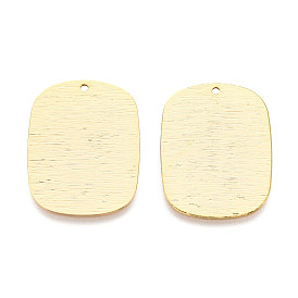 Латунные подвески, без никеля , прямоугольные