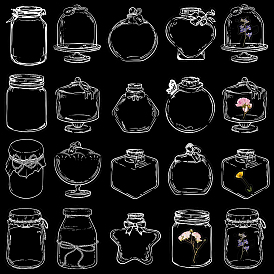 3 стили водонепроницаемые самоклеящиеся наклейки для штамповки наборы, diy ручная закладка декоративная наклейка