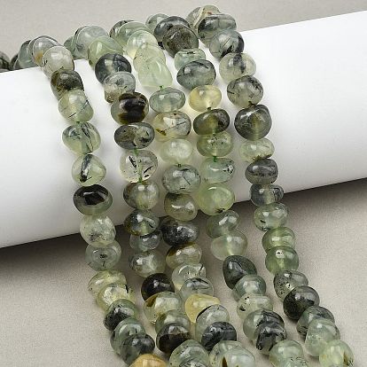 Природные пренит нитей бисера, самородки, упавший камень