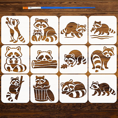 Mascotas ahuecar dibujo pintura plantillas, para el libro de recuerdos de bricolaje, album de fotos