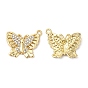 Alloy Rhinestone Pendants, Butterfly Charms