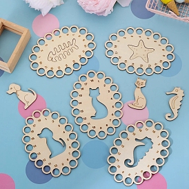 Деревянное дно сумки деревянная плетеная основа, овальные