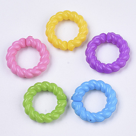 Opaque Acrylic Linking Rings, Round Ring