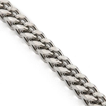 201 Stainless Steel Cuban Link Chain Bracelets