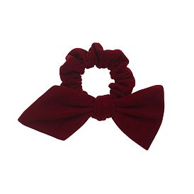 300Pcs Girls Hair Accessories, Scrunchie/Scrunchy, Bowknot Polyester Elastic Hair Ties, Ponytail Holder