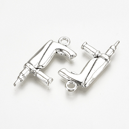 Сплавочные подвески тибетского стиля, сверлить, без кадмия и без свинца