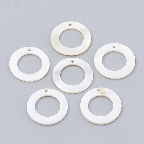 Freshwater Shell Pendants, Ring