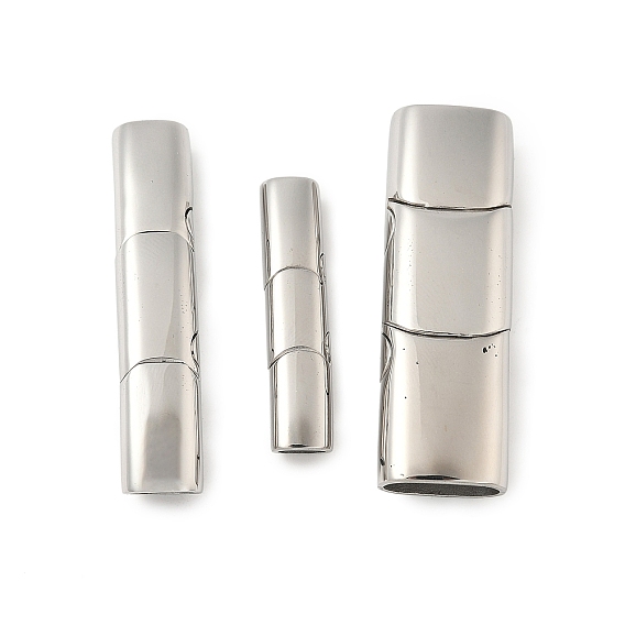 Штыковые застежками из нержавеющей стали, прямоугольные, плоское отверстие