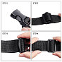 Plastic Buckle Clasps, for Webbing, Strapping Bags, Garment Accessories, Rectangle