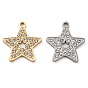 304 подвески из нержавеющей стали, со стразами, звезда