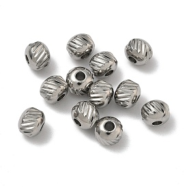 304 из нержавеющей стали бусы, круглый с twill