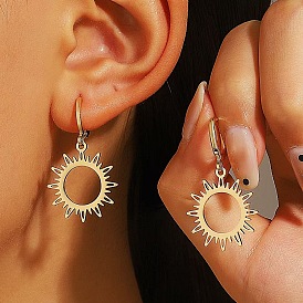 304 серьги-кольца из нержавеющей стали