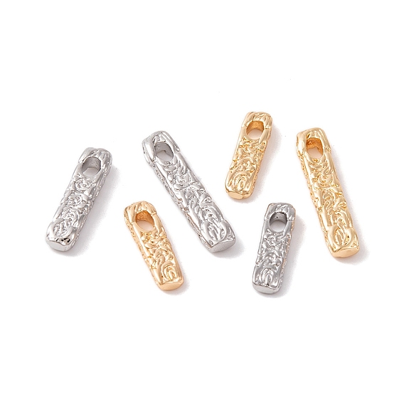 Латунные подвески, без кадмия, без никеля и без свинца, прямоугольные