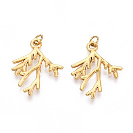 304 подвески из нержавеющей стали, с целью перехода в кольце, подвеска коралловой ветки, ионное покрытие (ip)