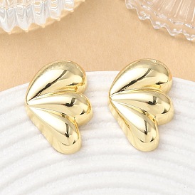 Pendientes de latón para mujer, ventilador