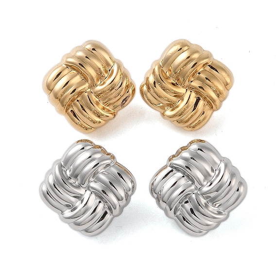 304 серьги нержавеющей стали, кубические