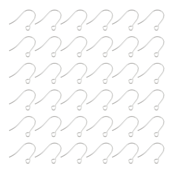 300шт 316л хирургические крючки для сережек из нержавеющей стали, провод уха, с горизонтальной петлей