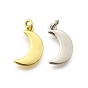 Латунные подвески, Луна прелести, стойки покрытие, прочное покрытие, без кадмия и без свинца, с целью перехода в кольце