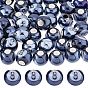60шт. фарфоровые бусины ручной работы, круглые