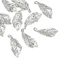 Латунные подвески Shegrace, прелести из перьев, без кадмия, без никеля и без свинца