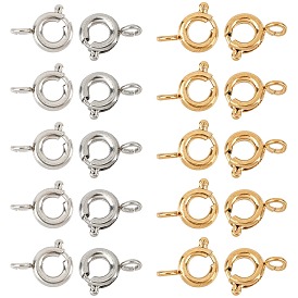 Vacuum Plating 304 Stainless Steel Spring Ring Clasps