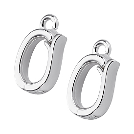 20Латунные застежки-раскладывающиеся детали, овальные