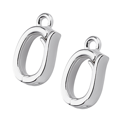 20Латунные застежки-раскладывающиеся детали, овальные