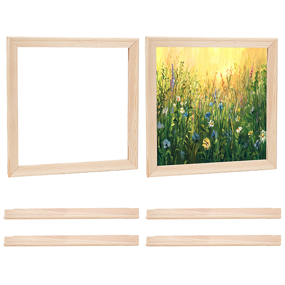 Solid Wood Stretcher Bars, for Canvas Art or Needlepoint