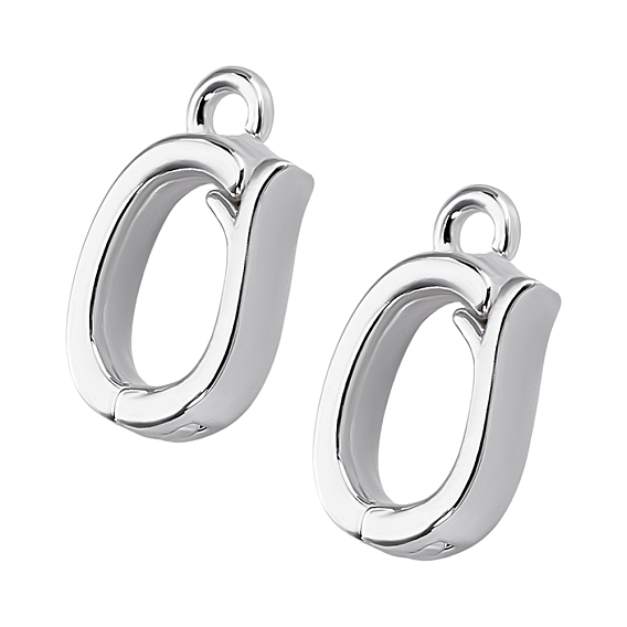 20Латунные застежки-раскладывающиеся детали, овальные