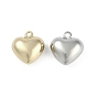 Латунные подвески, без кадмия, без никеля и без свинца, сердце прелести