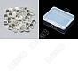 10Pcs 925 Sterling Silver Snap on Bails, Unsoldered, with 925 Stamp