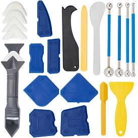 Gorgecraft Caulking Tool Kit, with Silicone Caulking Tool, Spatula, Sealant Finishing Tool
