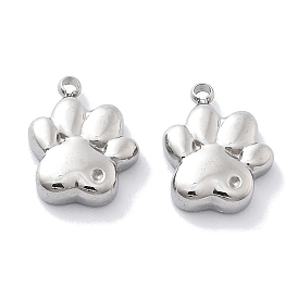 304 прелести нержавеющей стали, амулет с принтом кошачьей лапы