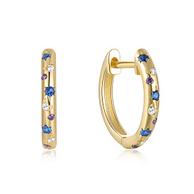Stylish and Personalized Sterling Silver Star and Moon Diamond Ear Cuffs for Women