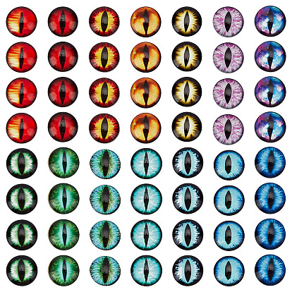 28 пары 14 цвета пластиковый глаз для поделки динозавра, для поделок куклы игрушки кукольные плюшевые животные изготовление, полукруглый