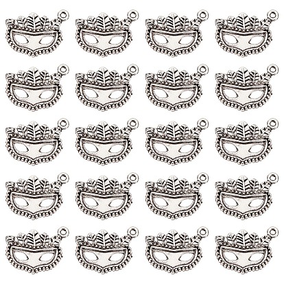 Подвески из сплава в тибетском стиле своими руками, маскарад маску, без свинца и без кадмия