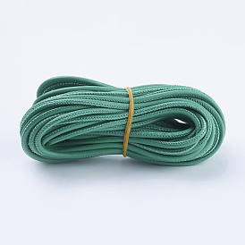 PU Leather Cords, for Jewelry Making, Round