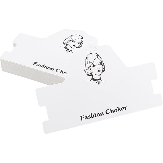 Cardboard Necklace Display Cards