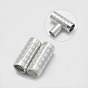 925 магнитные застежки из стерлингового серебра, с печатью s925, колонка