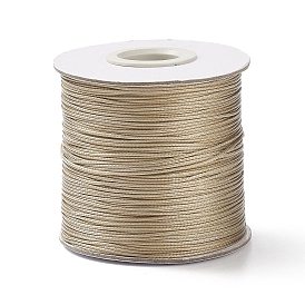 Cordon de polyester ciré, cordon perle, multiplier, ronde