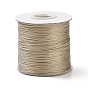 Waxed Polyester Cord, Bead Cord, Multi-Ply, Round
