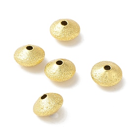 Rack Plating Brass Beads, Long-Lasting Plated, Cadmium Free & Nickel Free & Lead Free, Disc