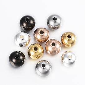 Revestimiento iónico (ip) 304 perlas de acero inoxidable, rondo