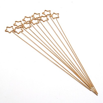 Iron Floral Picks, Card Holders, for Weddings, Birthday Parties, Events, Decorations, Star