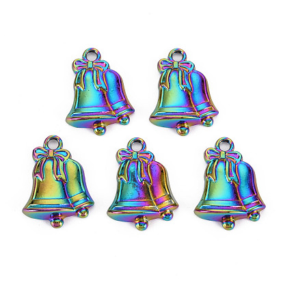 Alloy Pendants, Cadmium Free & Nickel Free & Lead Free, Christmas, Bell